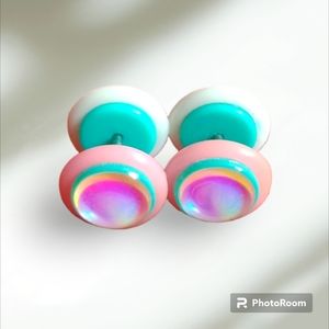 Fake Plug earrings - 1 Pair